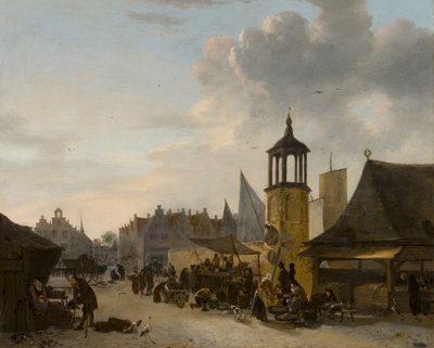 Fischmarkt von Egbert van der Poel